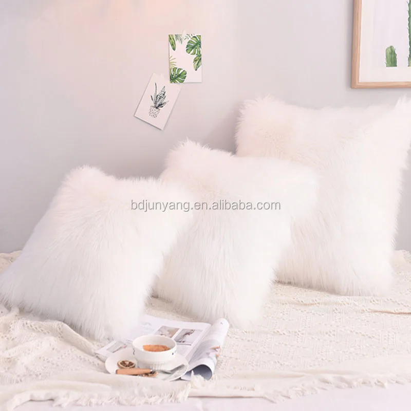 fluffy bolster pillow