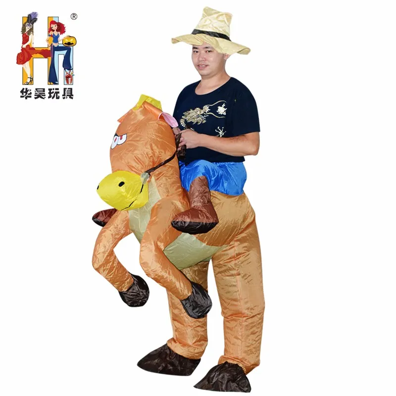 Novelty Creative Inflatable Walking Inflatable Horse Costume For Parade ...