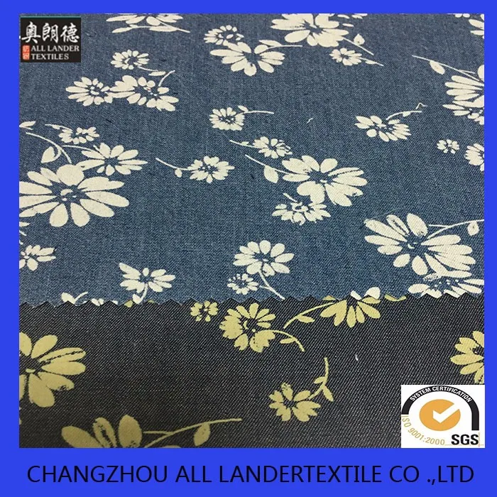 China Supplier Flowers 100% Cotton Printed Fabric For Garment Cotton
