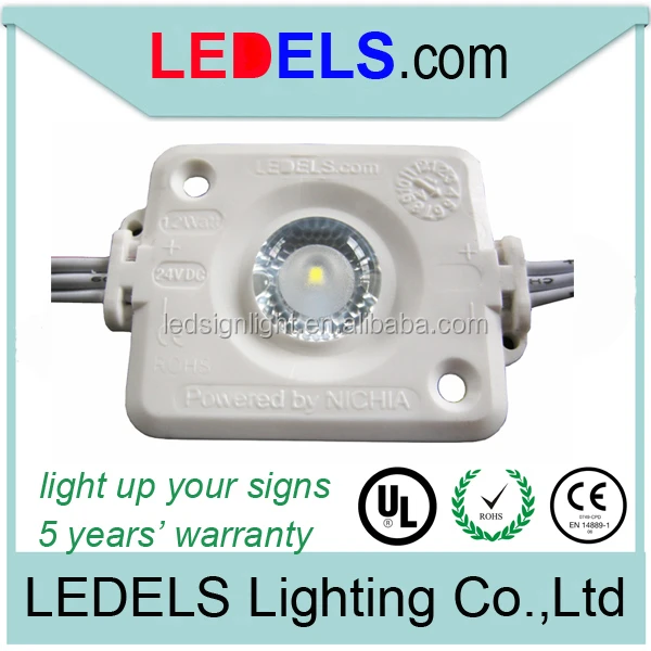 24v 175 degree led module for sign box and ceiling lighting powered by original Nichia led 1.2w with lens and UL E468389