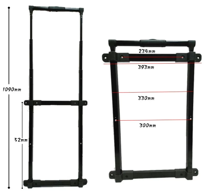 Multiple Ways Of Use Retractable Trolley Luggage Pull Handle Buy