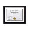 A4 size certificate frame wood degree certificate frame wooden standing certificate colleg diploma frame