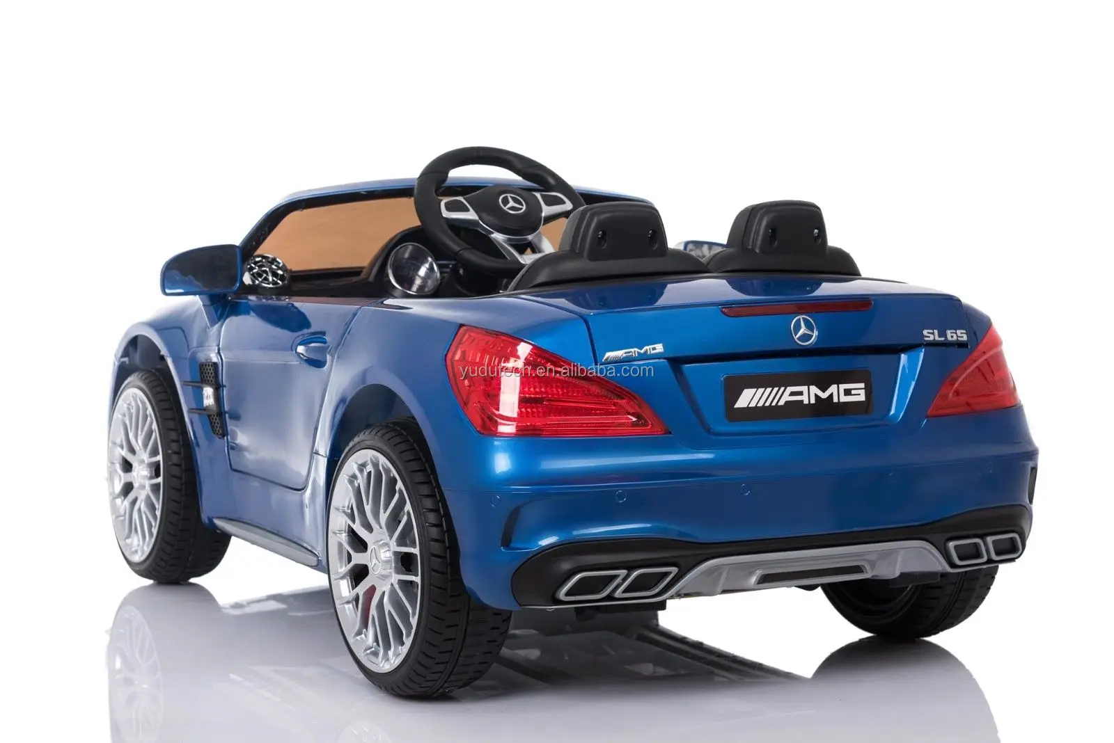 mercedes-benz black sl65 amg licence ride-on car
