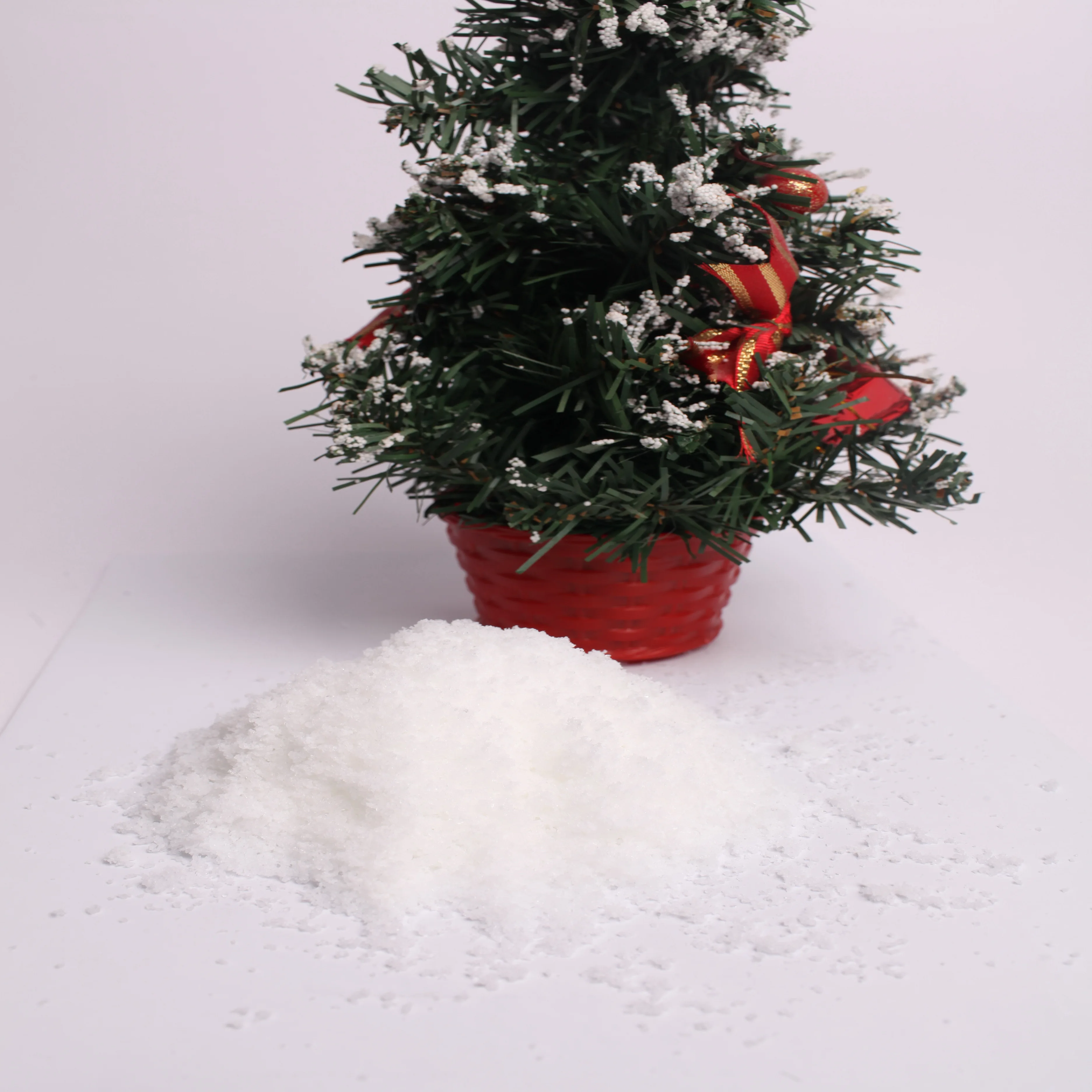 christmas decoration frosty snow for artificial tree decor