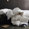 Globon Heavy Weight for Winter, 650 Fill Power, 100% Cotton Shell, With Corner Tabs, Fusion White Goose Down Comforter