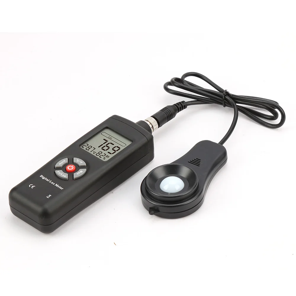 Hot Sale! 3 In1 Light Meter / Screen Brightness Meter With Temperature