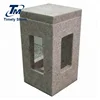 white granite tombstone grave cemetery lamp lantern
