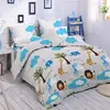 100 % polyester animal print twill brushed peach skin bedding fabric