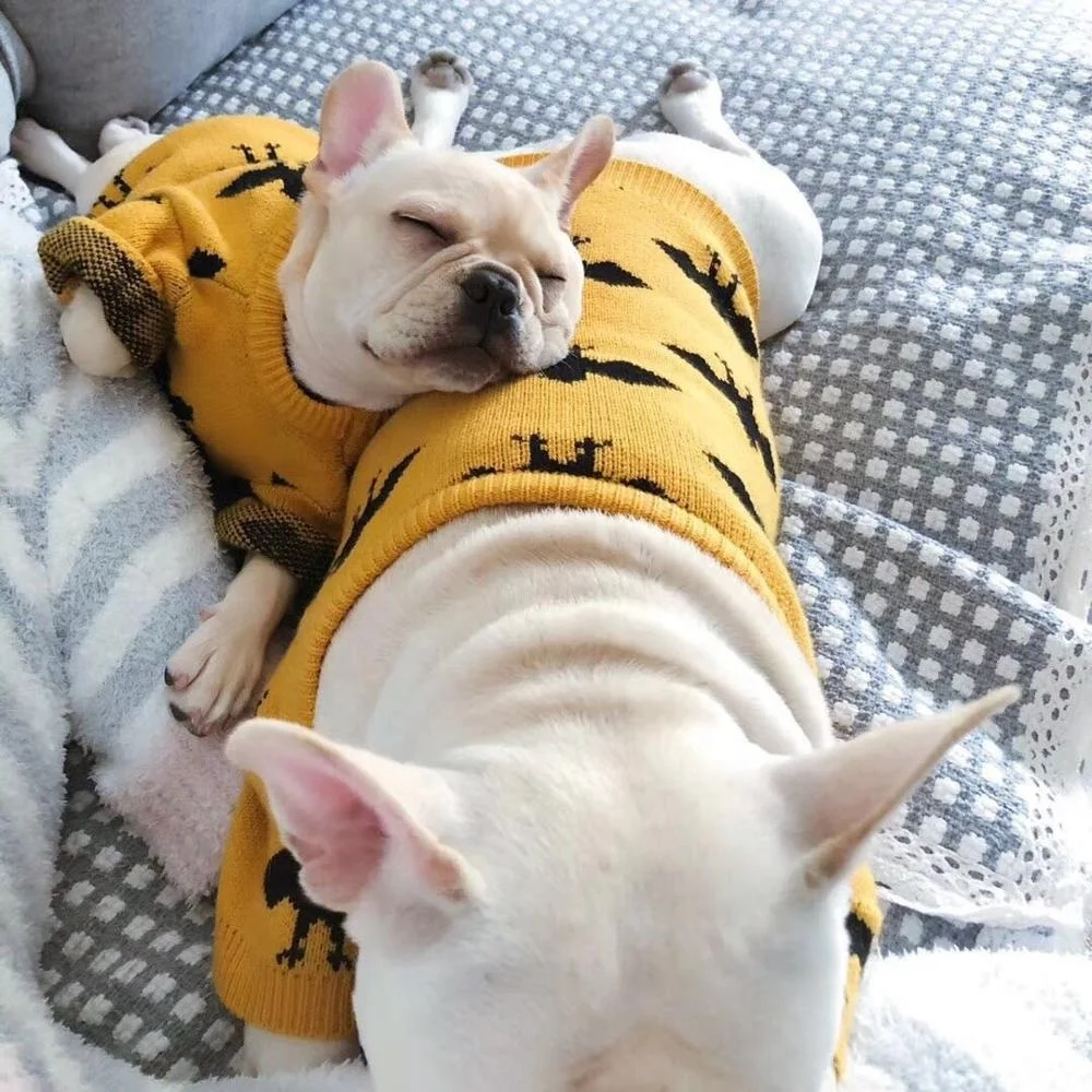 
OEN/ODM autumn and winter new pet clothing animal pattern knit pullover dog sweater 