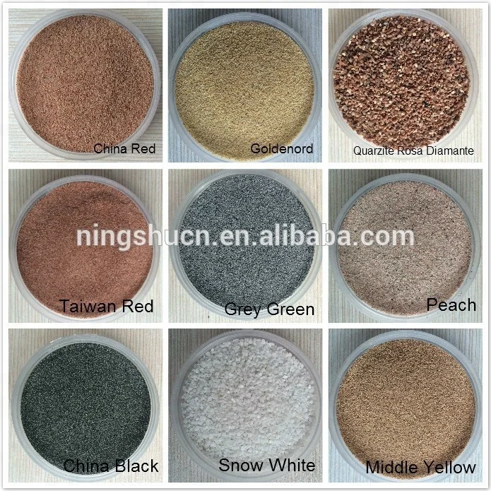 Natural colored sand