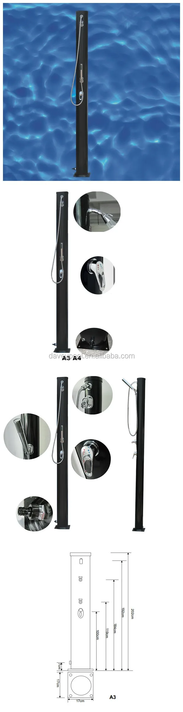 Outdoor Swimming Pool Solar Shower,Garden Solar Shower Buy Solar