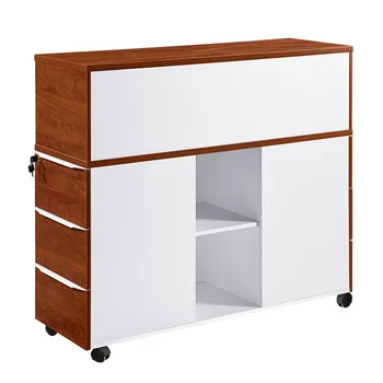 Cf Open Shelf Office Storage Cabinet Furniture With Table Top