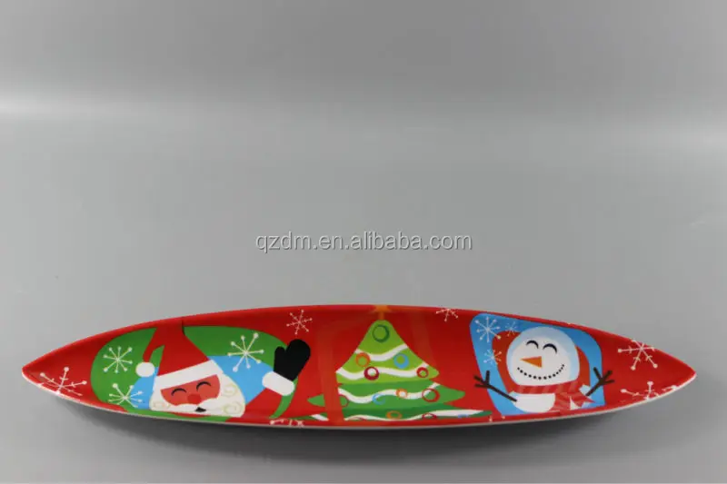 Plastic Sushi Plate For Christmas Holiday