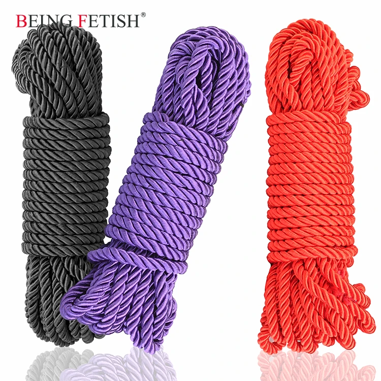 Soft 10m Nylon Bdsm Bondage Sex Rope For Couples Sex Games Buy 