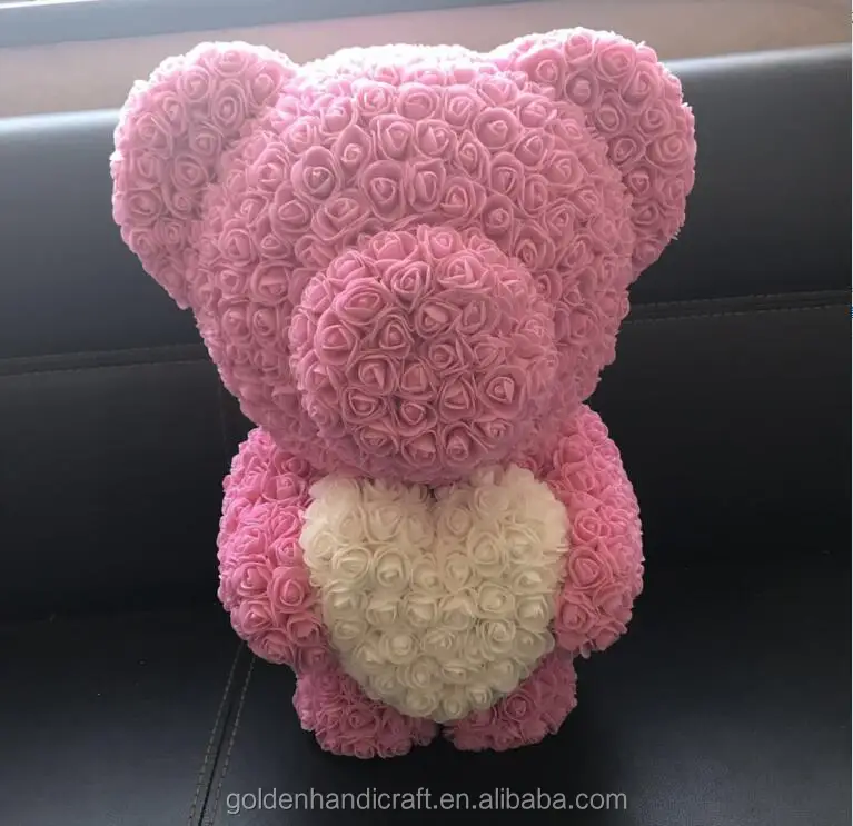 handmade rose bear