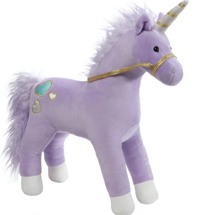 big unicorn stuffed toy