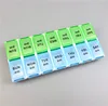 14 Case Pill Box Easy Open Medicine Remainder With Snap Lids 7 day AM/PM for Pills & Vitamins