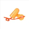 Customized Anti noise protective soundproof PU foam safety earplugs with Rope earplugs
