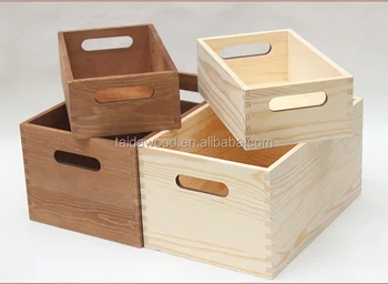 unfinished wooden crates for sale