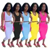 2019 trendy SD9120 fashion solid crop top and skirt 2 piece set women