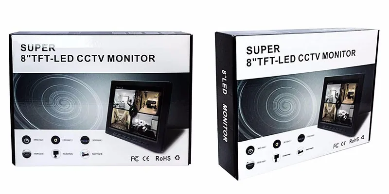 7 8 10 inch cctv lcd monitor