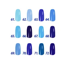 Free shipping 6pcs Inail UV Gel nail polish 15ml 12 colors for choice Royal Blue