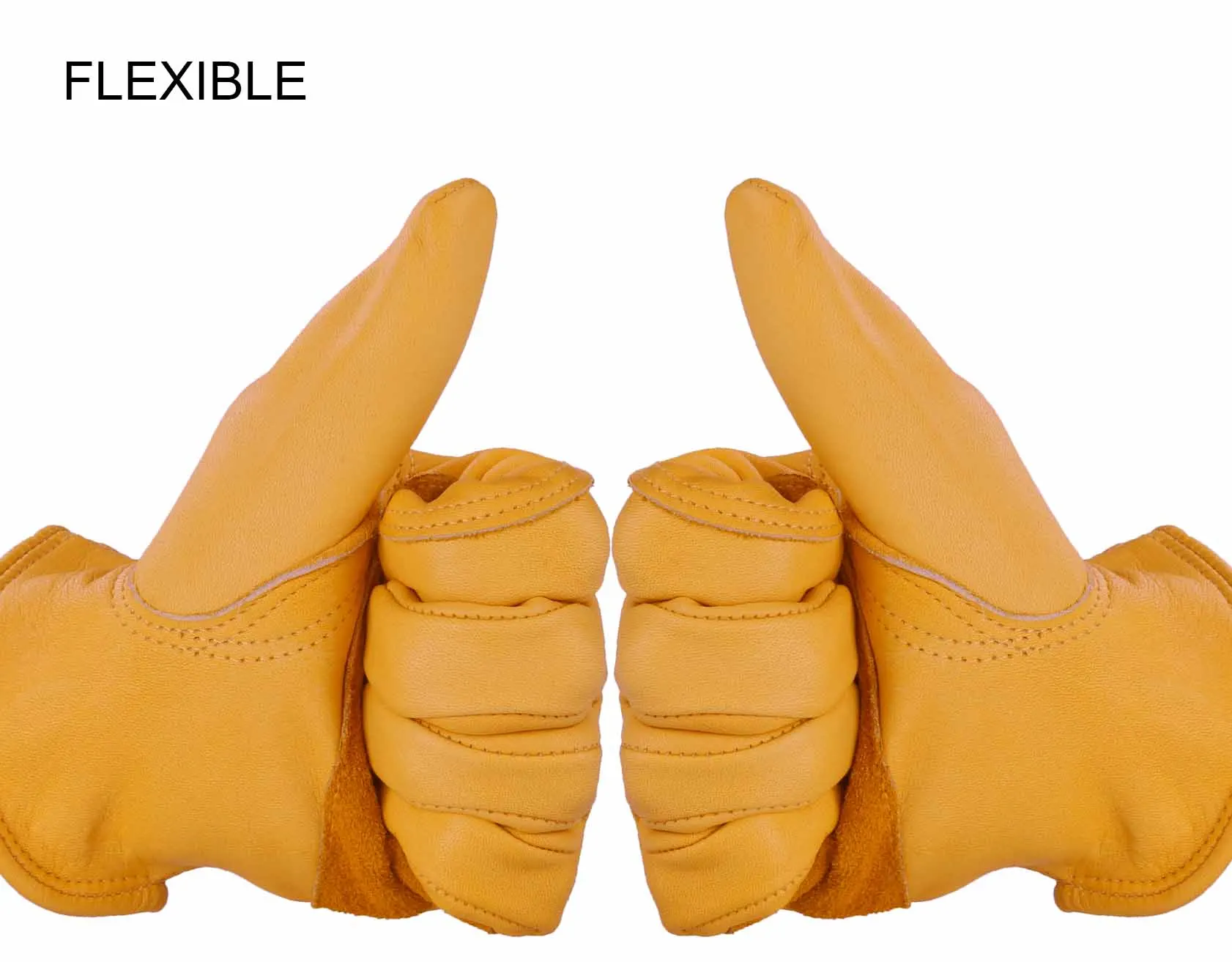 Premium Grain Cow Leather Rugged Wear Work Gloves Buy Rugged Wear
