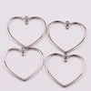 sale by bulk silver wam heart custom logo charm for girls earrings