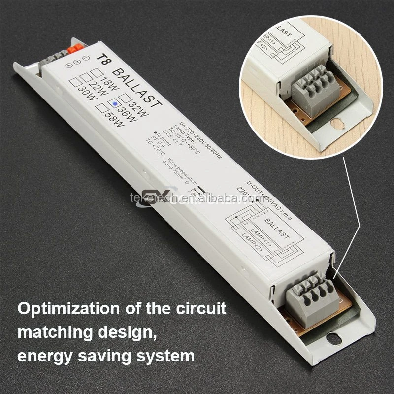 110V AC 30W Wide Voltage T8 Electronic Ballast Fluorescent Lamp Ballasts 50/60HZ 