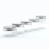 Free Sample empty cosmetic container 30ml 40ml 50ml 60ml 80ml clear plastic jars with lid for storage jar