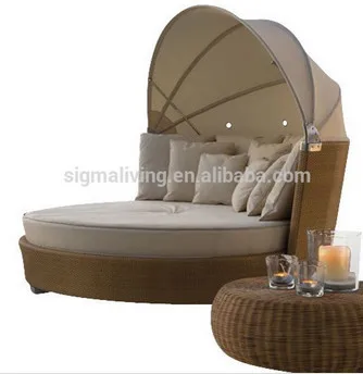 Wholesale Cheap Outdoor Modern Durable Garden Patio Metal Frame Daybed Lounge Single Chair Sofa Seat Furniture