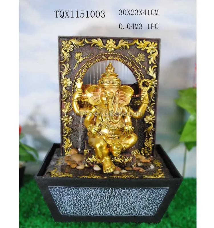 Antique Style Resin Hindu God Ganesh Water Fountain For Gifts Buy