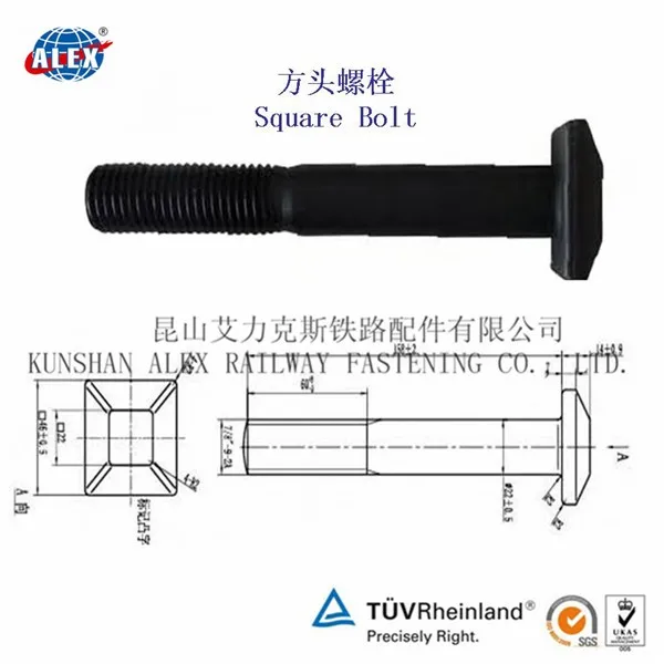 square bolt/square flange bolt/square head bolt