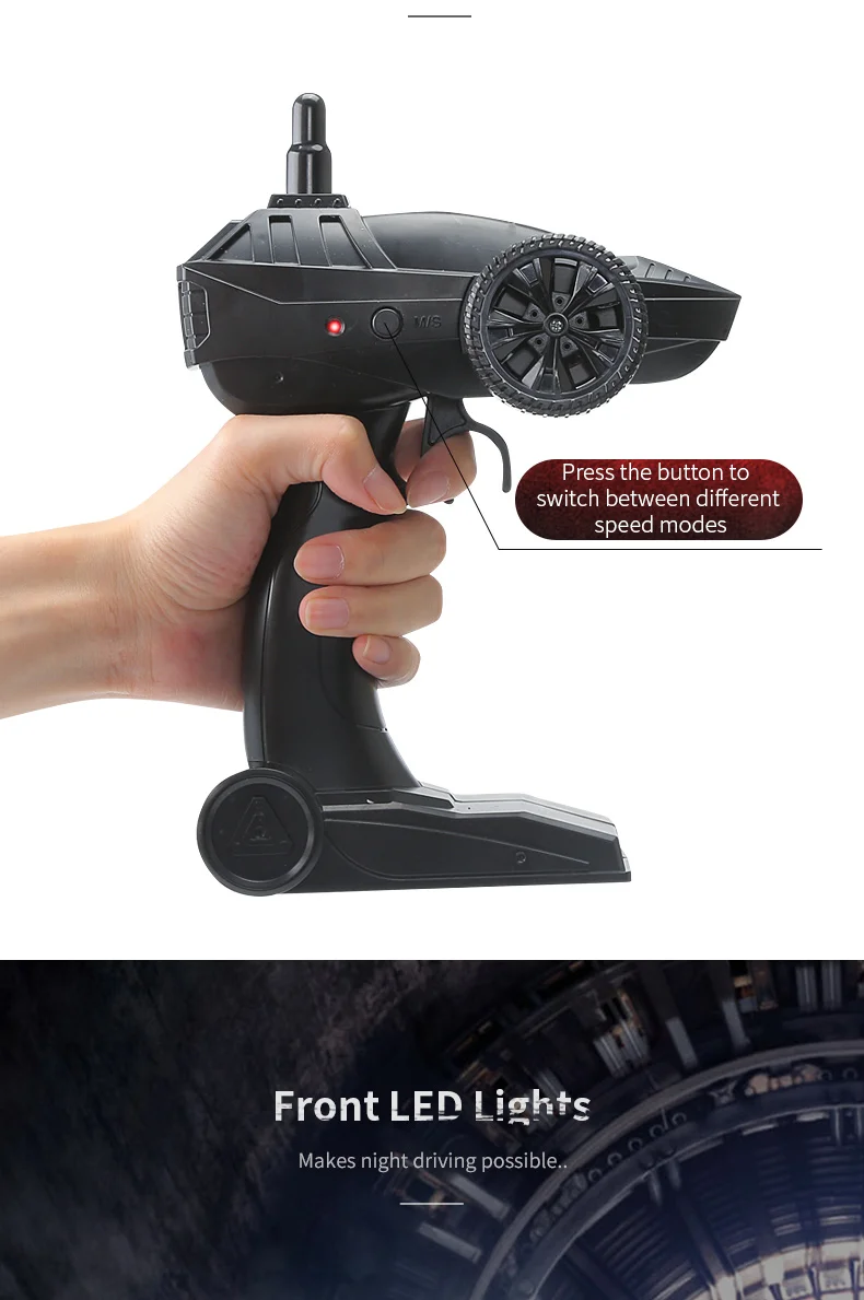 New Arrival JJRC MAX Q51 Off-road RC Car Q51A/Q51B /Q51C/Q51D 1: 12 6WD Drive Remote Control Truck High and Low Speed