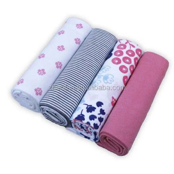 76*76cm 100 Cotton 4 Pack Flannel Receiving Blanket For Baby Buy