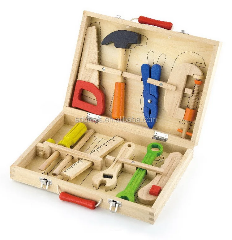 wooden tool set for toddlers