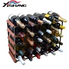 OEM home and store 30 bottles stackable wooden wine rack