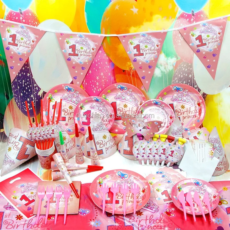 2018 Wholesale Kids Paper Theme Birthday Party Supplies Buy Wholesale