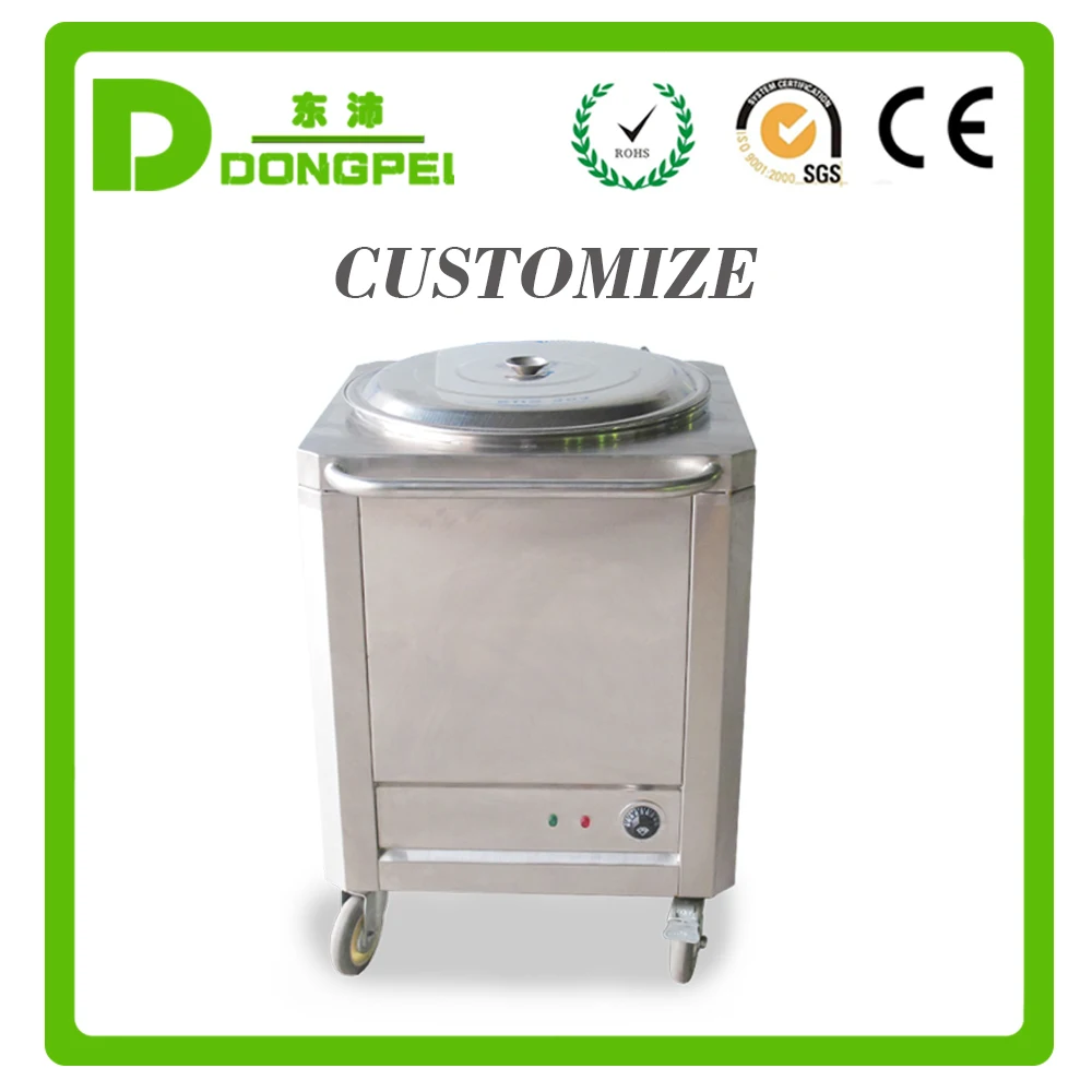 High Quality Customize Food Warmer Trolley Stainless Steel Rice Warmer