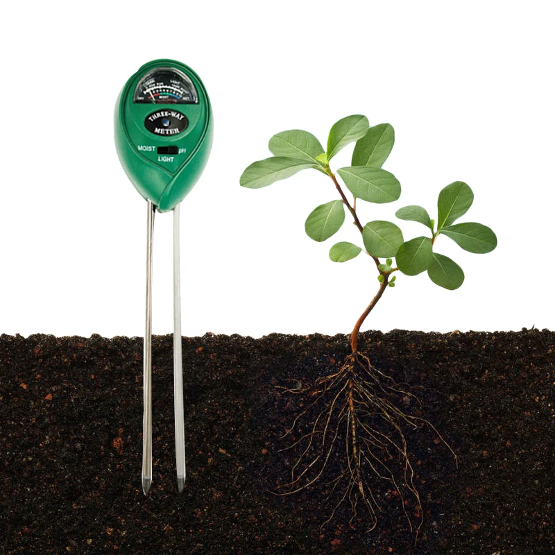 Garden Plant Soil Moisture Meter Ph Fertility Tester,Jar3 Garden Soil