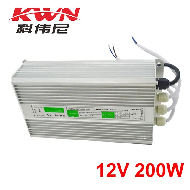Outdoor Used IP67 Switch Power Supply for LED Signs and LED Underwater Light