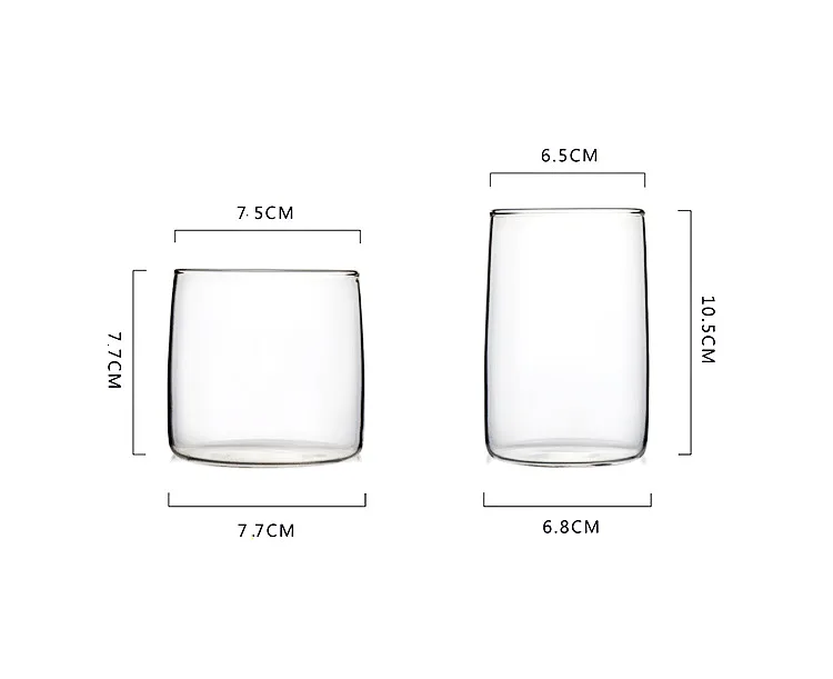 300ml,400ml Handmade Borosilicate Water Drinking Glasses Cups Buy