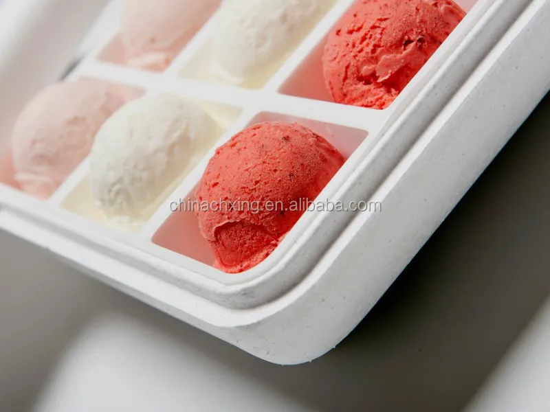 High Density Trapezoid Polystyrene Ice Cream Packaging Box Eps Ice