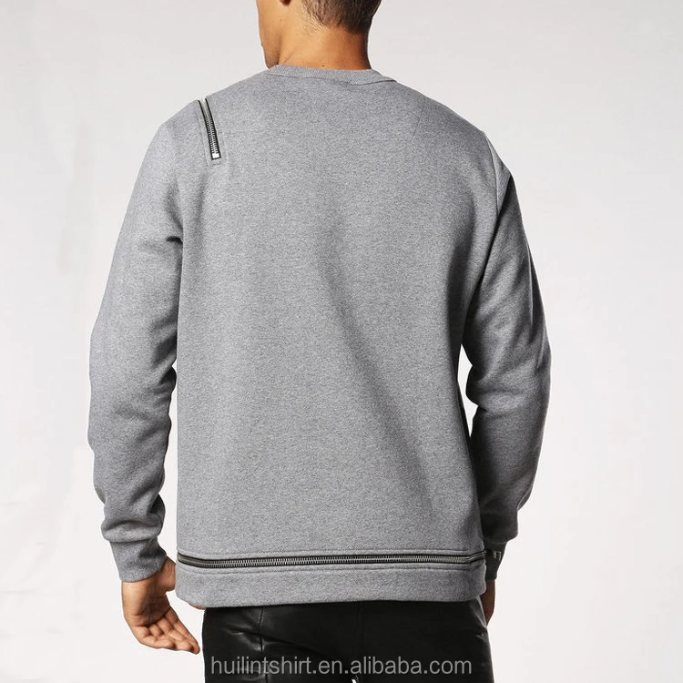 Wholesale Mens Sweatshirts Zip Up Sweatshirts Without Hoods - Buy Mens ...