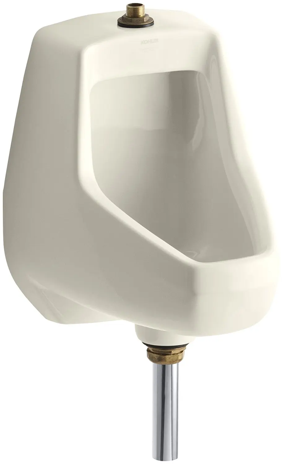 Kohler K-5024-T-47 Darfield Urinal with Top Spud, Almond