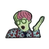 BTS Kim Tae Hyung idol badge custom made hard enamel souvenir lapel pin