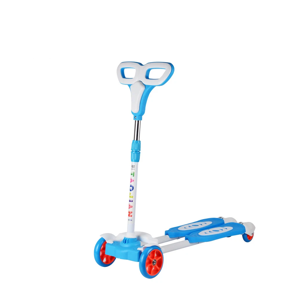 Flicker 4 Wheel Kids Pro Frog Swing Scooter/kids Kick Foot Sliding Frog