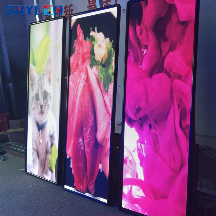 New HD P3 Led poster Advertising Screen Led Mirror Screen