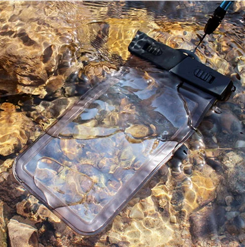 Universal Waterproof Mobile Phone Case For phone Clear PVC Sealed Underwater Cell Swimming Pouch Cover custom waterproof bag