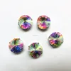 Point Back Satellite Stone Crystal AB Fancy Stone With Claw Setting For Garment